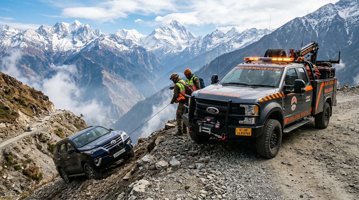 MountAid Heavy Winch Vehicle in Action